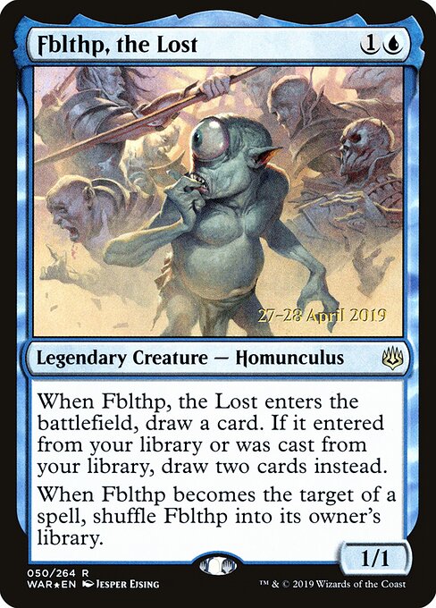 Fblthp, o Perdido — War of the Spark Promos 50s