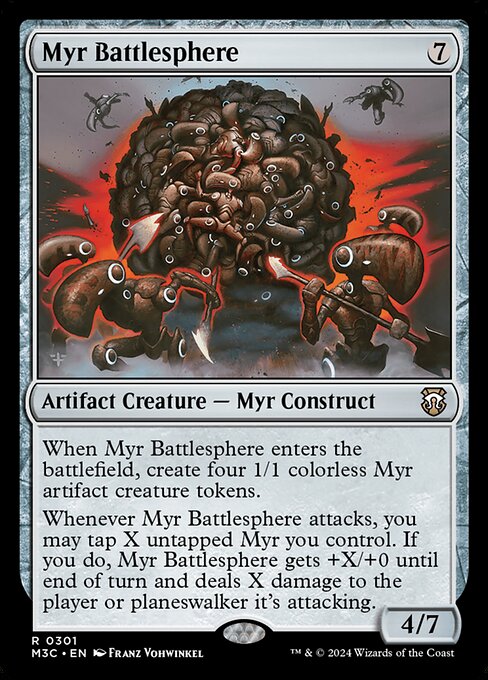 Esfera de Batalha Myr — Modern Horizons 3 Commander 301