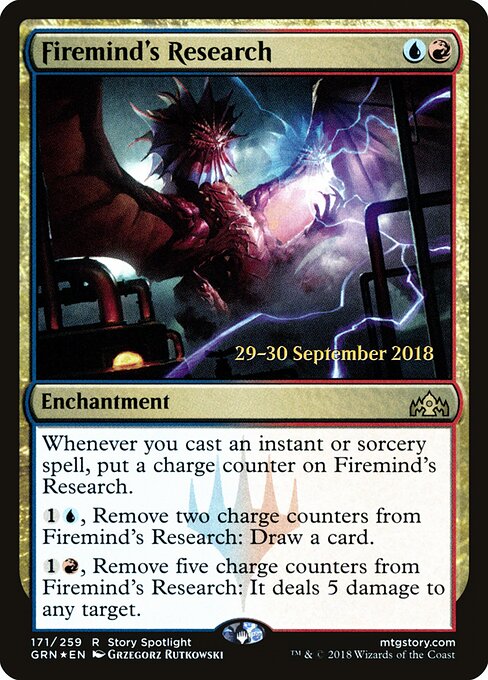 Pesquisa do Mente de Fogo — Guilds of Ravnica Promos 171s