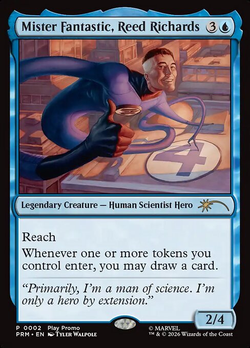Mister Fantastic, Reed Richards — Wizards Play Network 2026 10