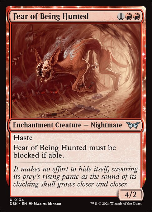 Fear of Being Hunted — Duskmourn: House of Horror 134