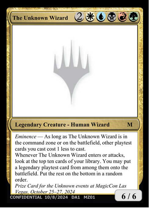 The Unknown Wizard — Unknown Event MZ01