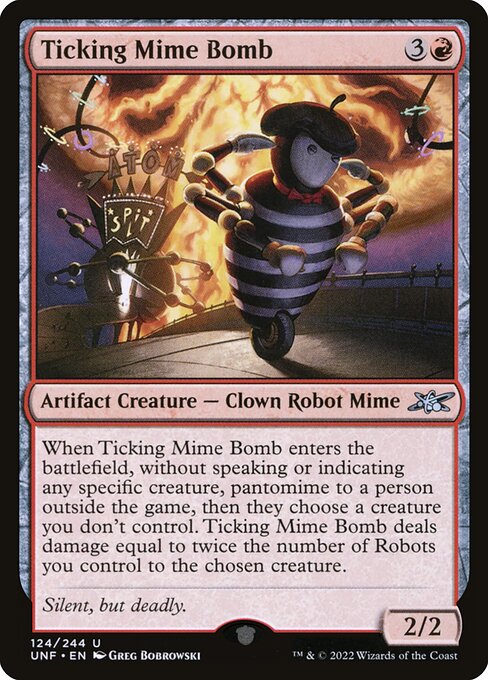 Ticking Mime Bomb — Unfinity 124