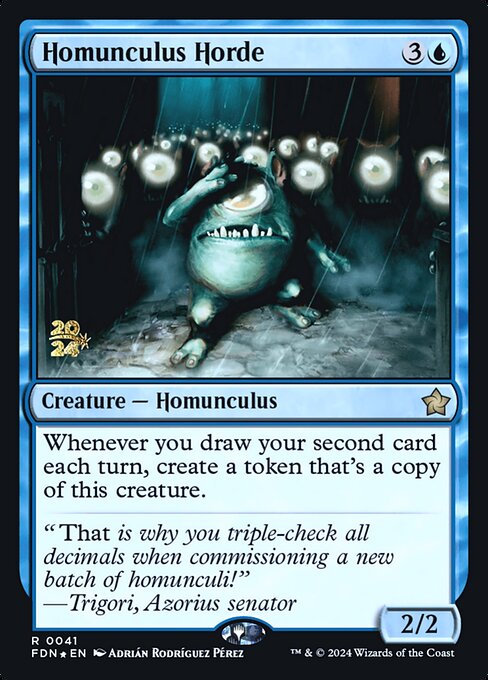 Homunculus Horde — Foundations Promos 41s