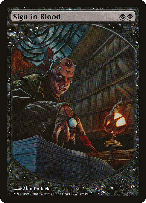 Assinar com Sangue — Magic Player Rewards 2010 3