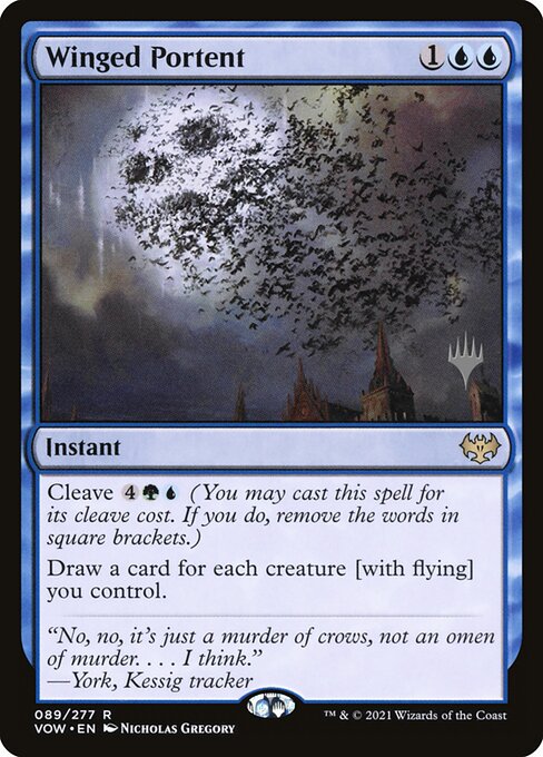 Presságio Alado — Innistrad: Crimson Vow Promos 89p