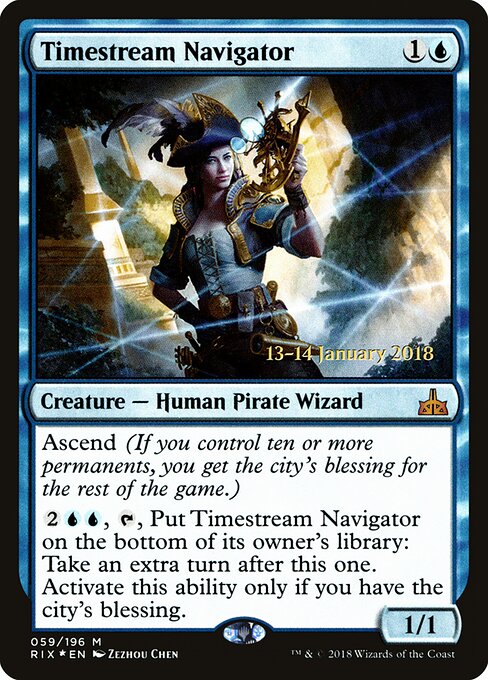 Navegadora do Fluxo Temporal — Rivals of Ixalan Promos 59s