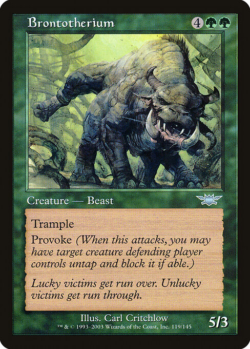 Brontotherium — Legions 119