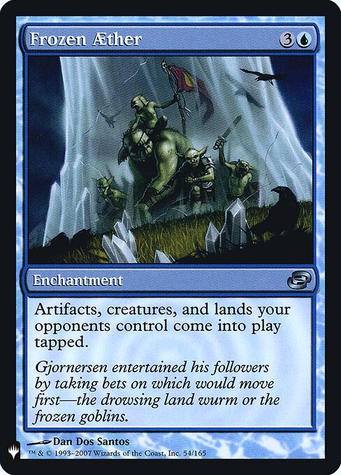 Éter Congelado — The List PLC-54