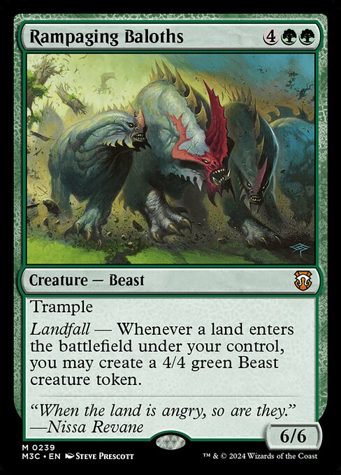 Baloths Enfurecidos — Modern Horizons 3 Commander 239