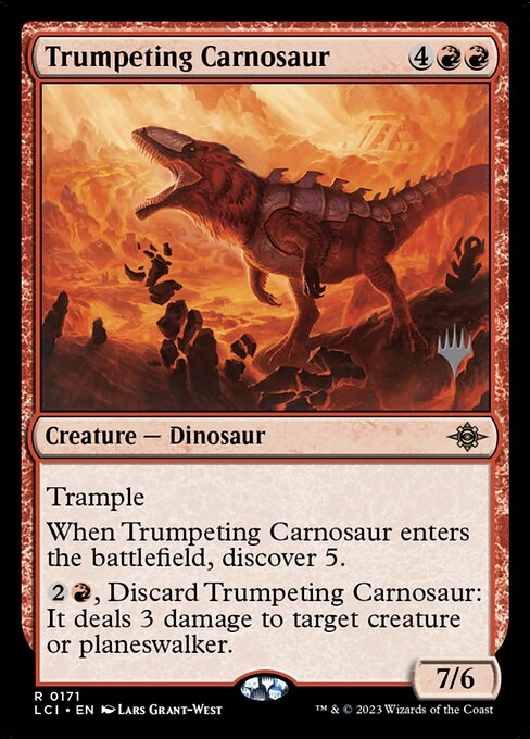 Carnossauro Rugidor — The Lost Caverns of Ixalan Promos 171p