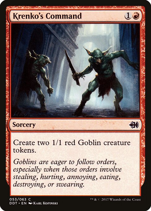 Comando de Krenko — Duel Decks: Merfolk vs. Goblins 53