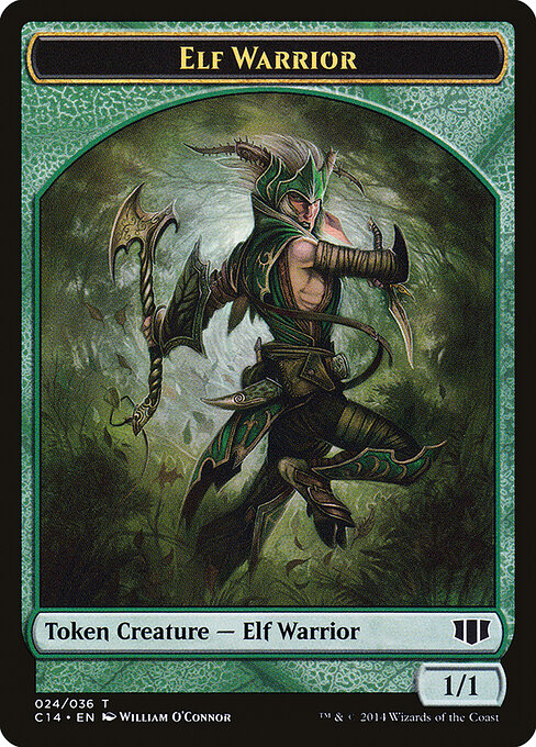 Elf Warrior — Commander 2014 Tokens 24