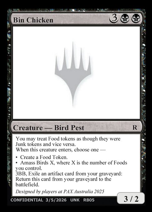Bin Chicken — Unknown Event RB05c