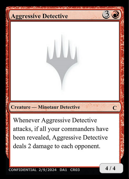 Aggressive Detective — Unknown Event CR03c