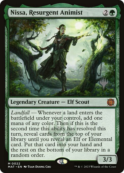 Nissa, Animista Ressurgida — March of the Machine: The Aftermath Promos 22p