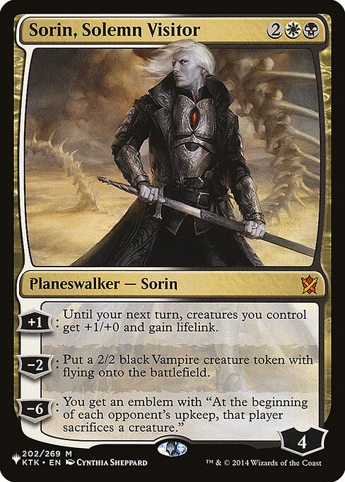 Sorin, Visitante Solene — The List KTK-202