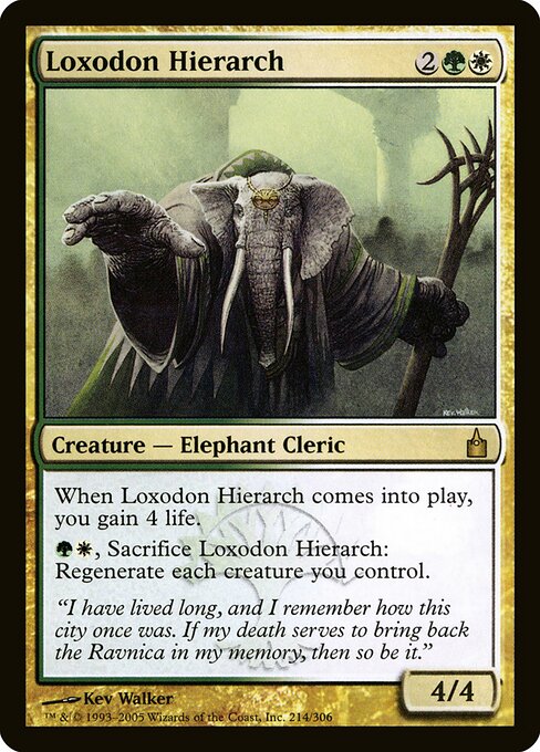 Hierarca Loxodonte — Ravnica: City of Guilds 214