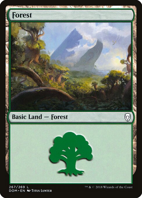 Floresta — Dominaria 267