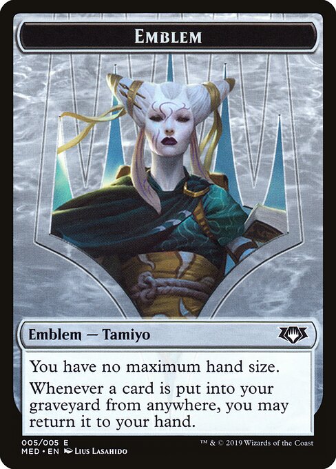 Tamiyo, the Moon Sage Emblem — Mythic Edition Tokens R5