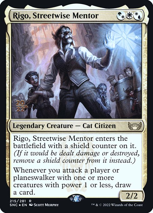 Rigo, Mentor de Malandragem — Streets of New Capenna Promos 215s