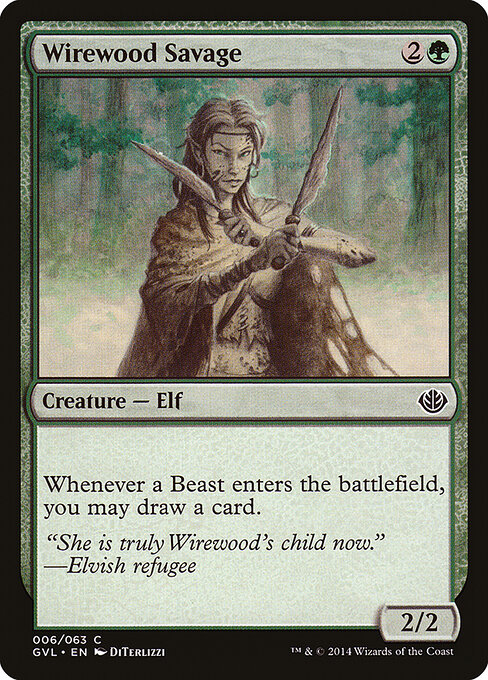 Selvagem de Wirewood — Duel Decks Anthology: Garruk vs. Liliana 6