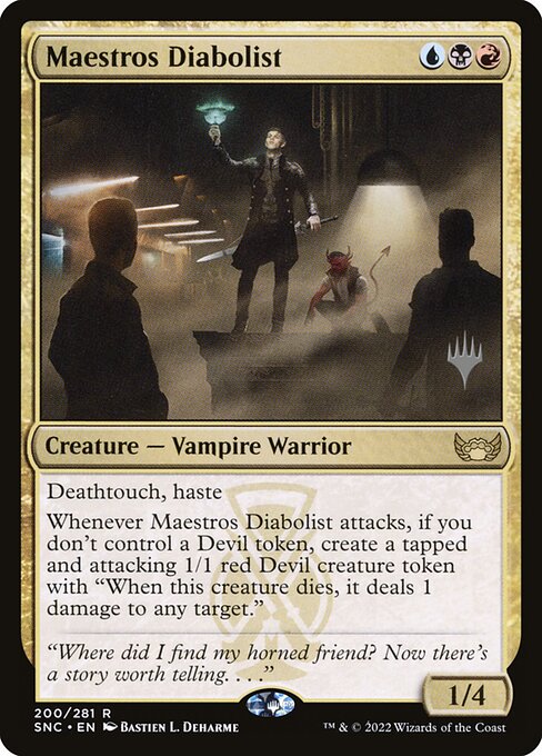 Diabolista dos Maestros — Streets of New Capenna Promos 200p