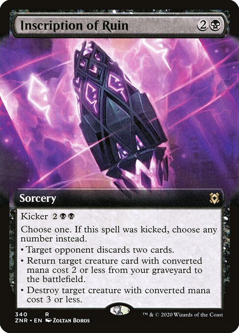 Epígrafe de Ruína — Zendikar Rising 340