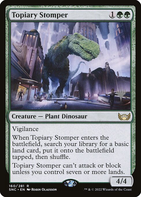 Pisoteador de Topiaria — Streets of New Capenna Promos 160p