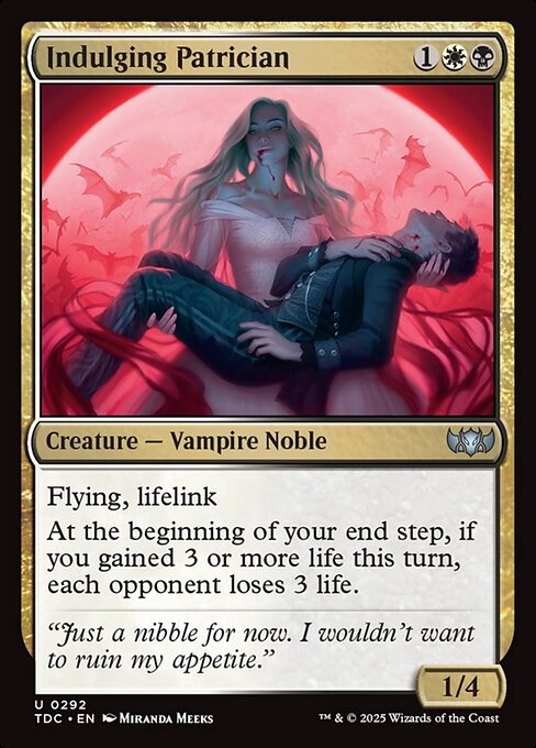 Aristocrata Indulgente — Tarkir: Dragonstorm Commander 292