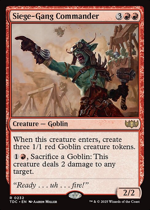 Comandante do Grupo de Cerco — Tarkir: Dragonstorm Commander 232