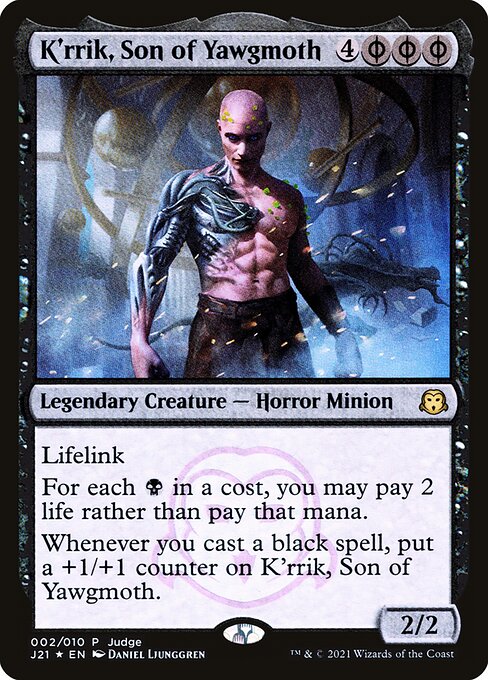 K'rrik, Filho de Yawgmoth — Judge Gift Cards 2021 2