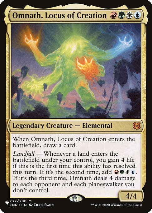 Omnath, Locus da Criação — The List ZNR-232