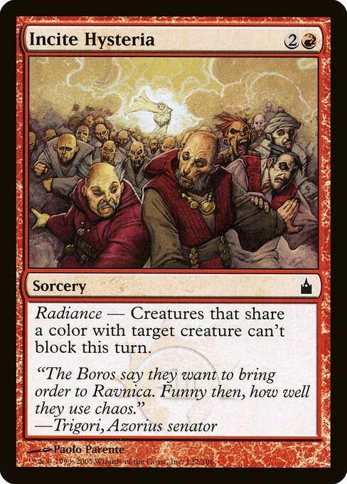 Incitar Histeria — Ravnica: City of Guilds 132