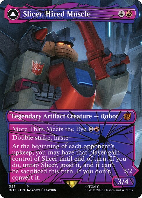 Slicer, Hired Muscle — Transformers 21