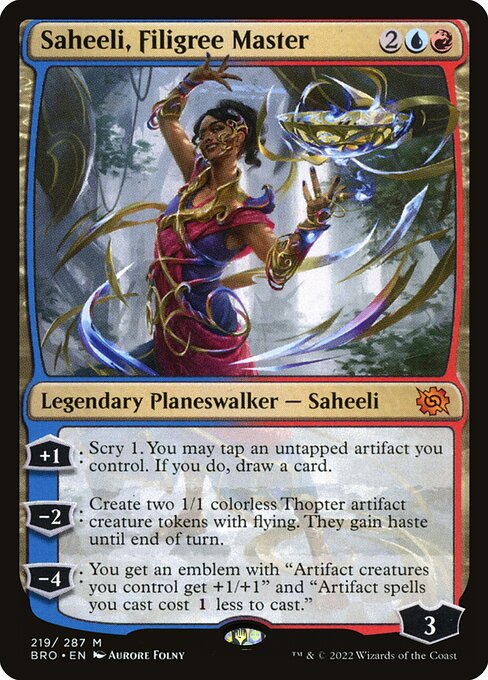 Saheeli, Mestra das Filigranas — The Brothers' War 219