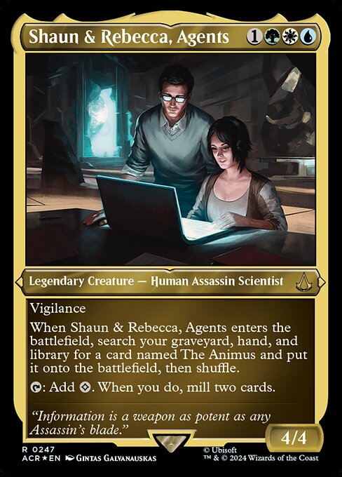 Shaun & Rebecca, Agents — Assassin's Creed 247