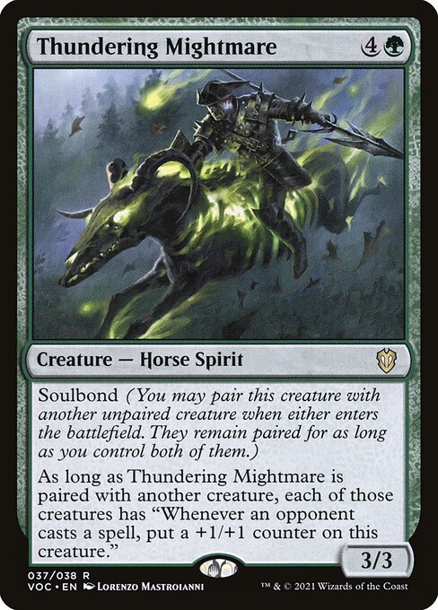 Pesadelo da Força Trovejante — Crimson Vow Commander 37