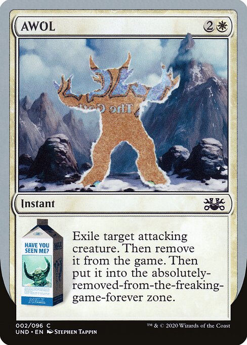 AWOL — Unsanctioned 2