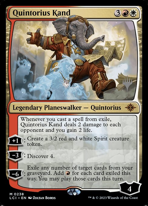 Quintorius Kand — The Lost Caverns of Ixalan Promos 238p