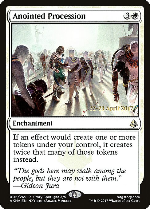 Procissão dos Ungidos — Amonkhet Promos 2s