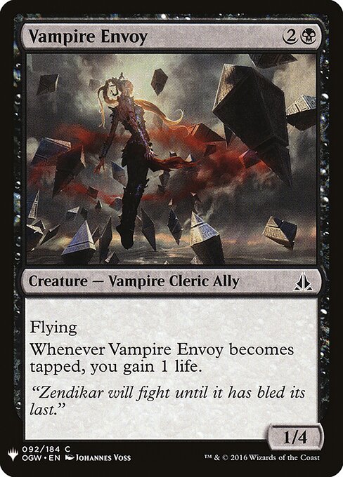 Enviada Vampira — The List OGW-92