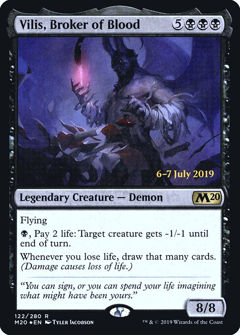 Vilis, Negociante de Sangue — Core Set 2020 Promos 122s