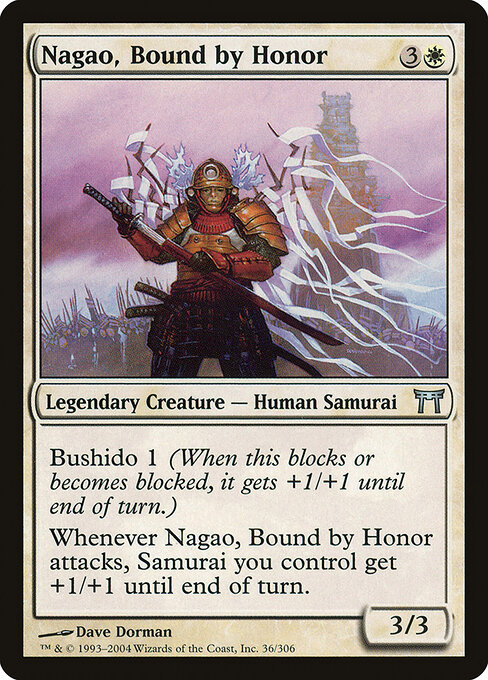 Nagao, Comprometido pela Honra — Champions of Kamigawa 36