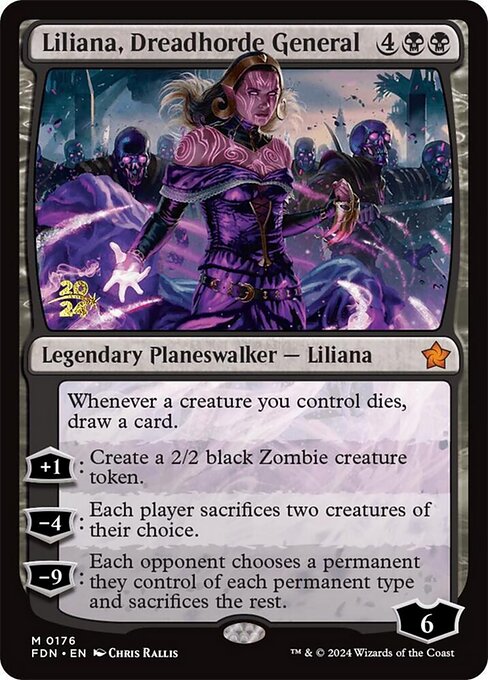 Liliana, General da Horda Medonha — Foundations Promos 176s