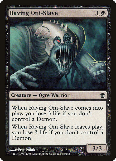 Escravo Oni Desvairado — Saviors of Kamigawa 86