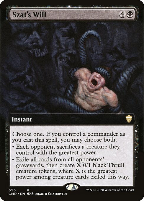 Vontade de Szat — Commander Legends 655