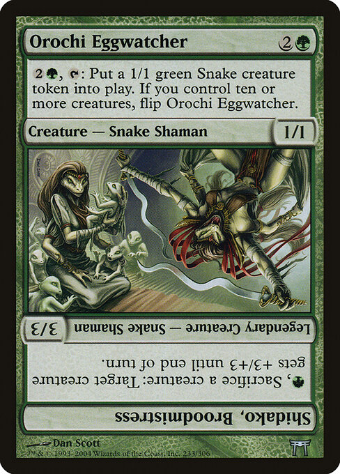 Orochi Eggwatcher // Shidako, Broodmistress — Champions of Kamigawa 233