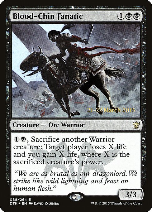 Fanático Queixo-sangrento — Dragons of Tarkir Promos 88s