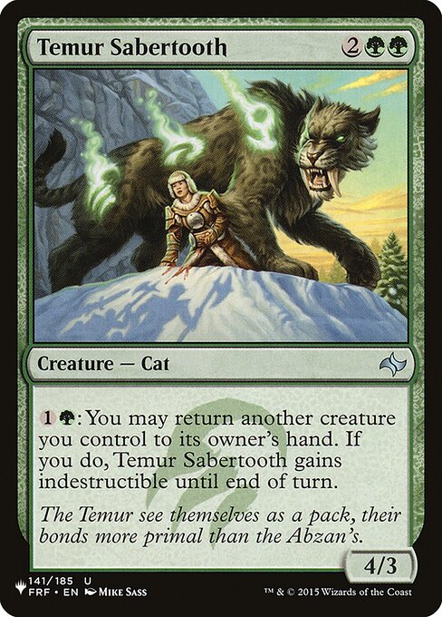 Dente-de-sabre Temur — The List FRF-141